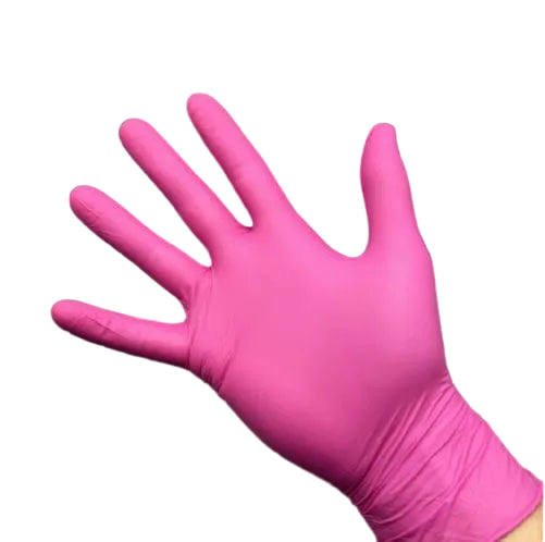 Pink Nitrile Gloves