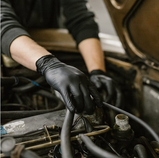 Black Nitrile Gloves