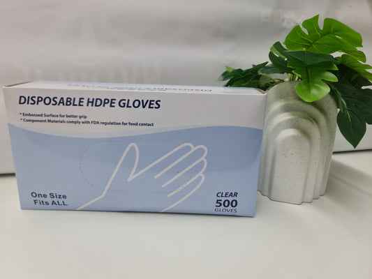 Disposable HDPE Gloves